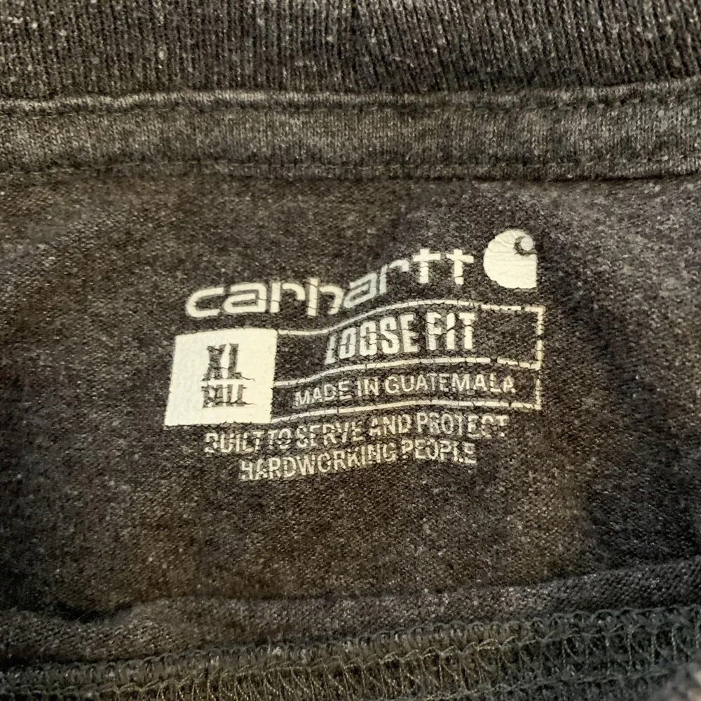 Carhartt Shirt Lot Of 3 Mens XLT Gray Black Pocket Workwear K87 Tagless Tee - Picture 8 of 16